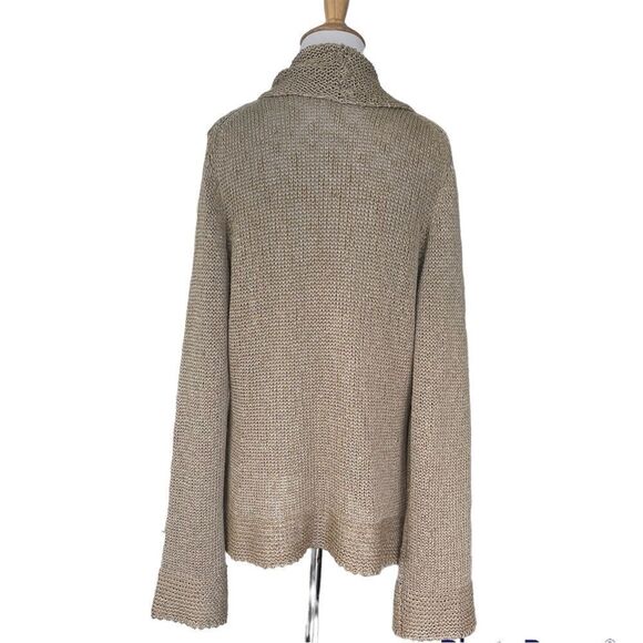 Margaret O’Leary Linen blend knit Cardigan - Picture 2 of 5